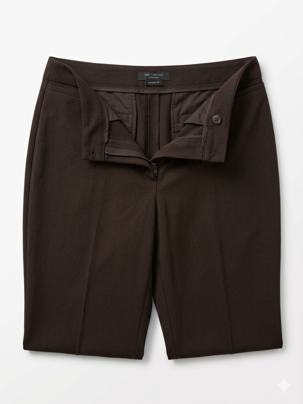 The Limited Dark Brown Tailored Dress Pants